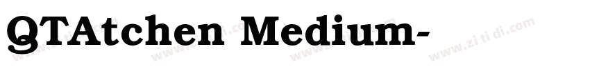 QTAtchen Medium字体转换